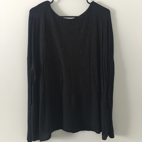 Express Two Tone Long Sleeve Shirt 🖤SALE🖤 - Picture 2 of 2